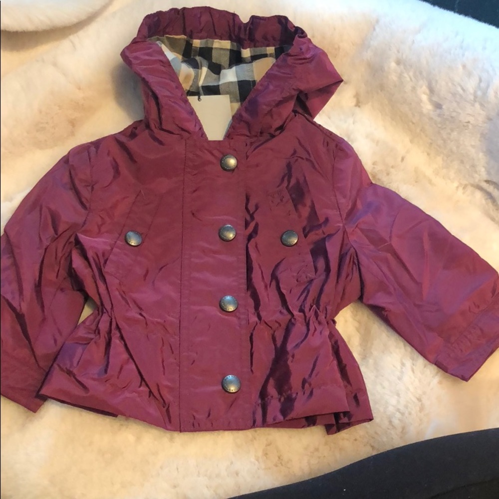 Burberry Baby Peplum rain coat